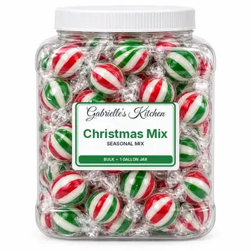 Gallon jar of Christmas Mix