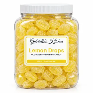 Gallon jar of Lemon Drops