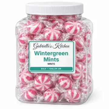Gallon jar of Wintergreen Mints